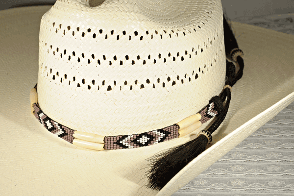 Beaded Hat Band Cowboy Hat Band Western Hat Accessory 