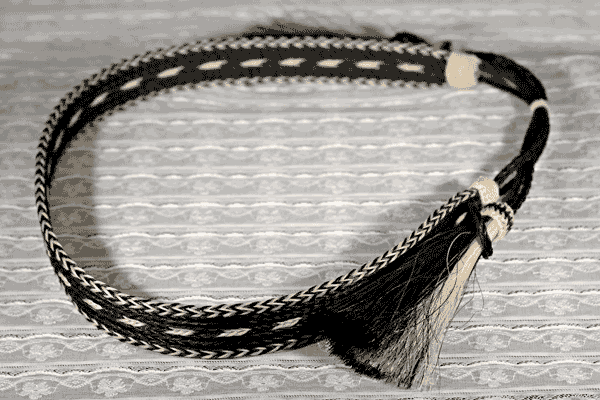 7 strand horsehair hat band